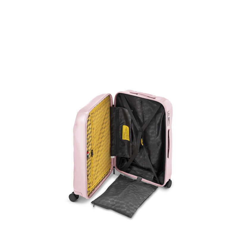 Crash Baggage | Icon Tone on Tone Suitcase | 4 Wheels | Skin Pink