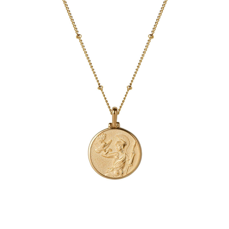 Awe Inspired Mini Athena Necklace | Standard Saturn Chain