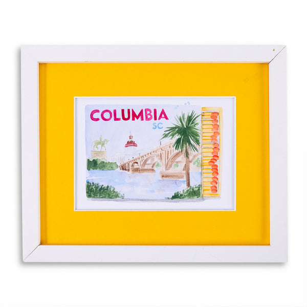 Furbish Columbia SC Matchbook Art Print