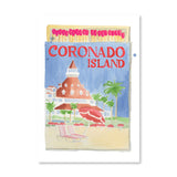 Furbish Coronado Island Matchbook Art Print