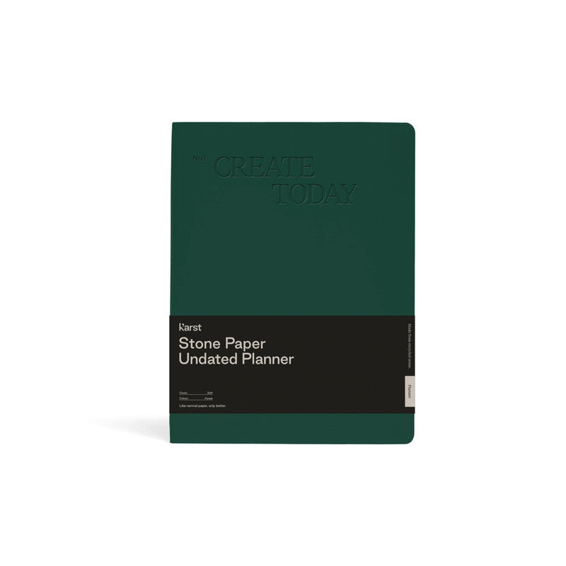 Karst B5 Softcover Undated Planner | Forest