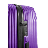 Crash Baggage | Icon Stripe Suitcase | Grape Violet