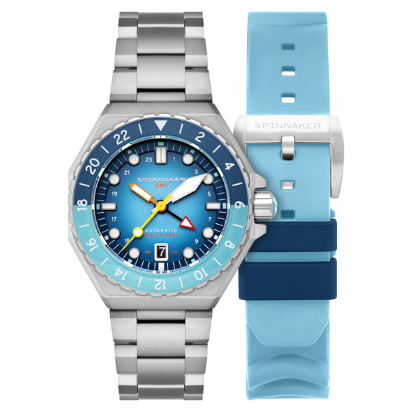 Spinnaker | Dumas GMT Automatic Watch | 44mm