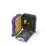 Crash Baggage | Icon Stripe Suitcase | Grape Violet