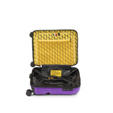 Crash Baggage | Icon Stripe Suitcase | Grape Violet