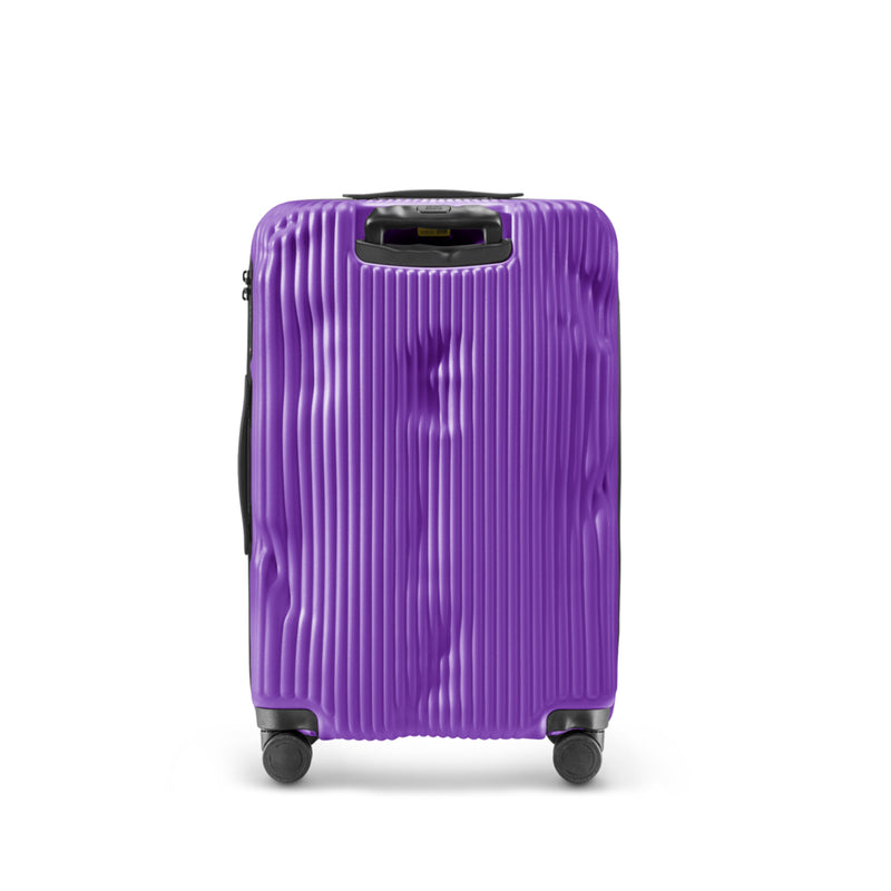 Crash Baggage | Icon Stripe Suitcase | Grape Violet