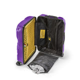 Crash Baggage | Icon Stripe Suitcase | Grape Violet