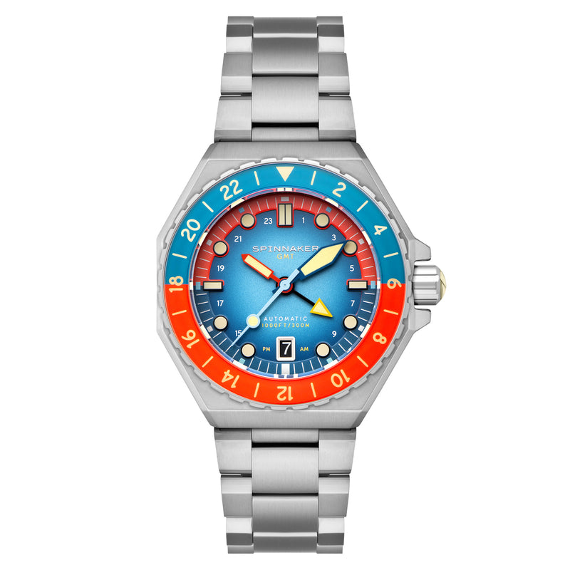 Spinnaker | Dumas GMT Automatic Watch | 44mm