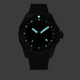 BOLDR The Black Dragon Fish Watch | 40mm Titanium Brushed Finish