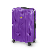 Crash Baggage | Icon Stripe Suitcase | Grape Violet