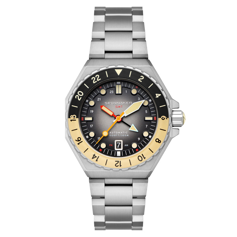 Spinnaker | Dumas GMT Automatic Watch | 44mm