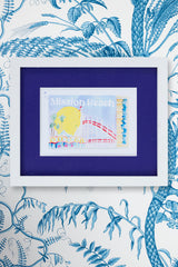 Furbish Mission Beach Matchbook Art Print