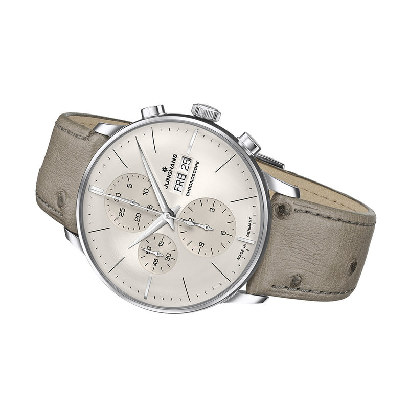 Junghans Meister Chronoscope English Date Watch | Grey | 27/4223.03