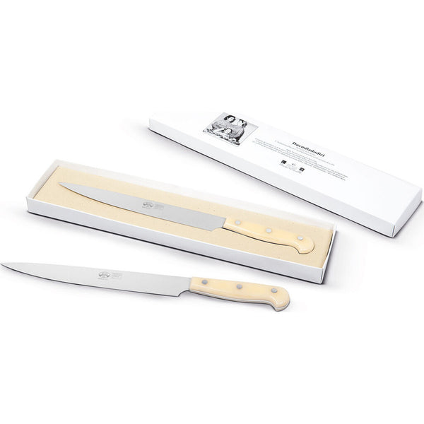 Coltellerie Berti Coltello Carving Knife | White Lucite