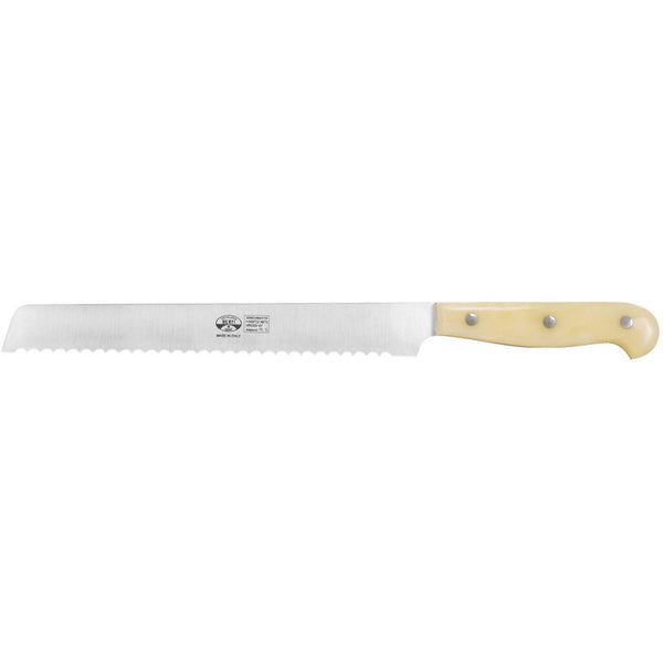 Coltellerie Berti Coltello Bread Knife | White Lucite