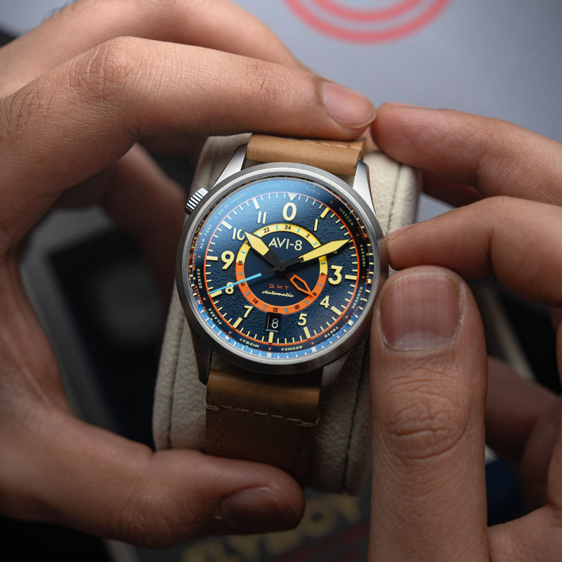 AVI-8 FLYBOY | Wingman Worldtimer GMT Automatic Watch | 41mm