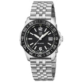 Luminox PACIFIC DIVER BLACK Watch | METT DIAL | STAINLESS STEEL METAL BAND