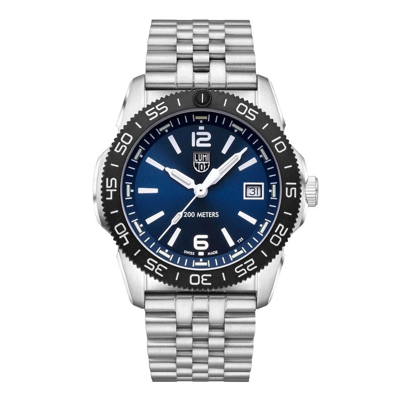 Luminox Pacific Diver Ripple collection Watch | Blue Dial | Metal Band