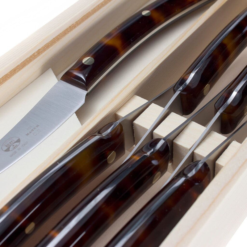 Coltellerie Berti Convivio Nuovo Steak Knives | Set of 6 