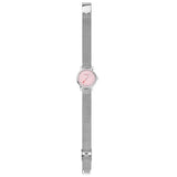 Mondaine SBB EVO2 Wild Rose Dial Mesh Watch