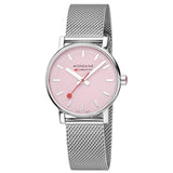 Mondaine SBB EVO2 Wild Rose Dial Mesh Watch