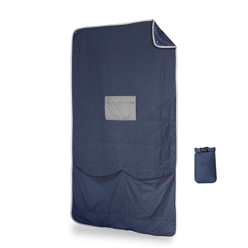 Layover™ Travel Blanket - Packable & Puffy | Blue