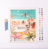 Beach Day by Hebe Studio Paint by Numbers Deluxe by Paint Anywhere Store