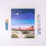 Joshua Tree at Night by Sarah Gesek Paint by Numbers Deluxe by Paint Anywhere Store