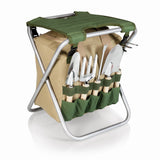 Gardener Folding Seat with Tools by Picnic Time Family of Brands