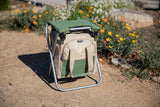 Gardener Folding Seat with Tools by Picnic Time Family of Brands