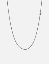 1.3mm Cuban Chain Necklace, Sterling Silver