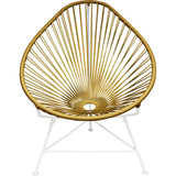 Innit Designs Acapulco Chair | White/Gold