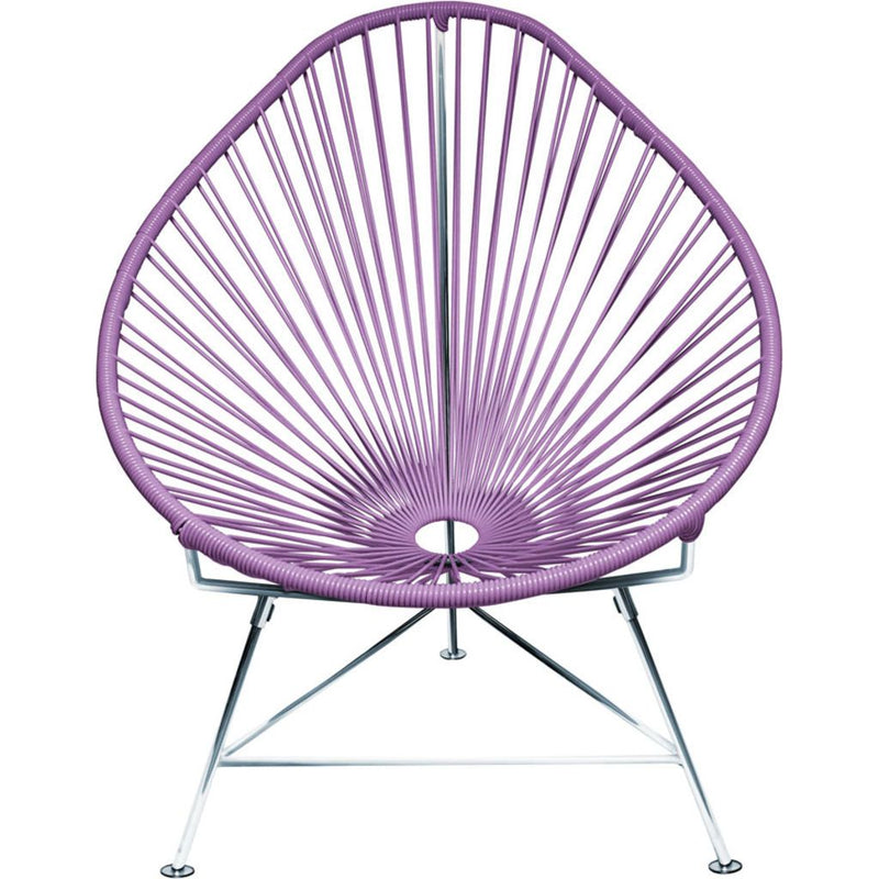 Innit Designs Acapulco Chair | Chrome/Orchid