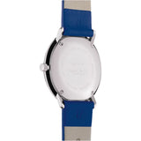 Junghans Max Bill Ladies Quartz Matt White Watch | Blue Calfskin Strap 047/4540.00