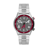 Columbia Collegiate Outbacker Alabama Crimson Tide Men's Analog Watch | Stainless Steel Bracelet 