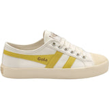 Gola Women's Coaster Sneakers | Off White/Lemon