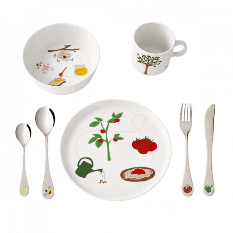 Degrenne Eveil Gourmand Tableware and Cutlery Children's Gift Box | 7 Pieces