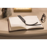 Kiko Leather Simple Bookmark | Black