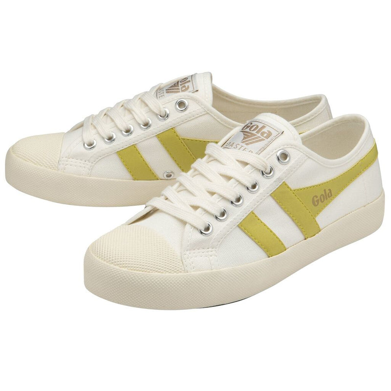 Gola Women's Coaster Sneakers | Off White/Lemon