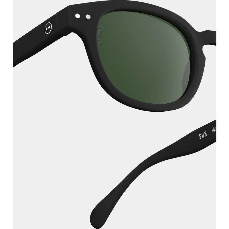 IZIPIZI #C Sunglasses | Black Polarized