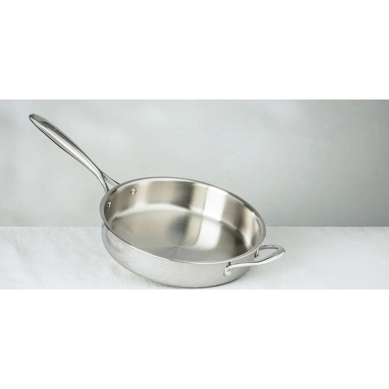 Sardel 4QT Sauté Pan | 5-ply Stainless Steel with Heat Resistant Handles