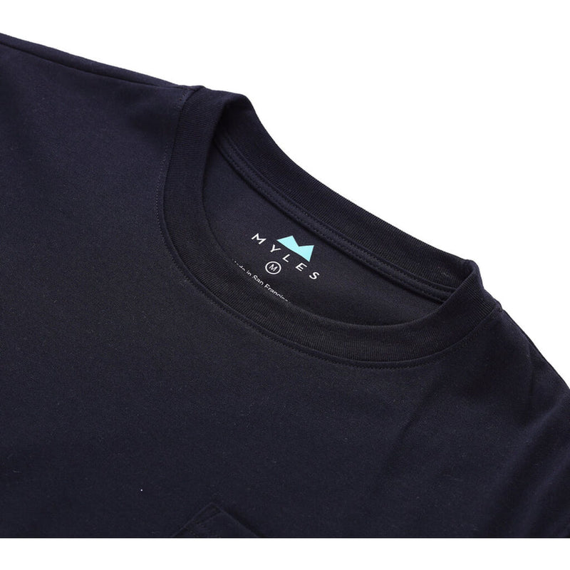 Myles Apparel Everyday Long Sleeve Tee with Pocket