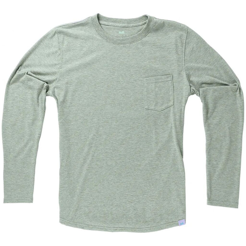 Myles Apparel Everyday Long Sleeve Tee with Pocket