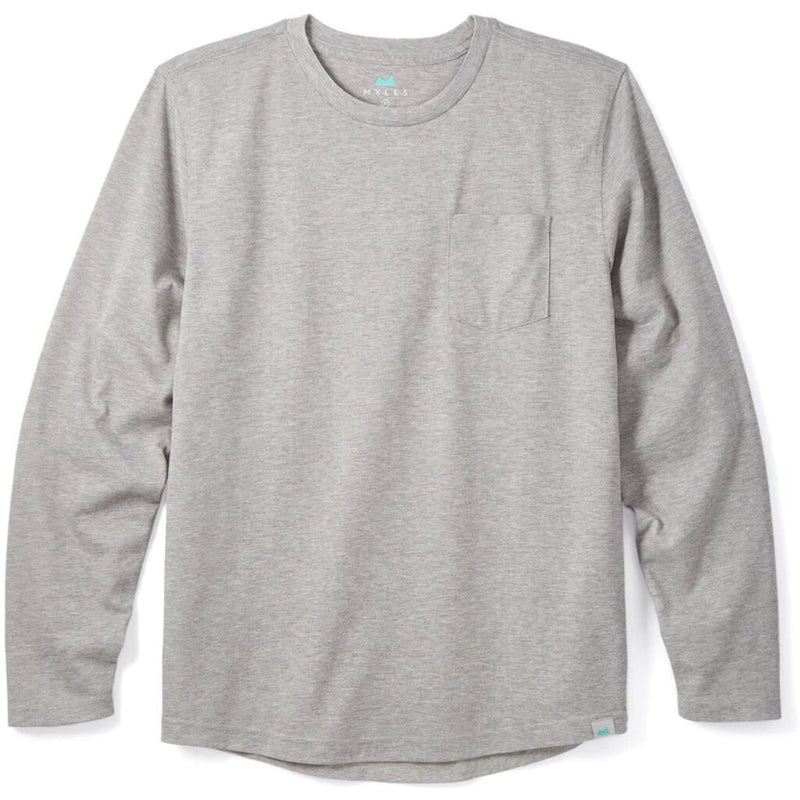 Myles Apparel Everyday Long Sleeve Tee with Pocket