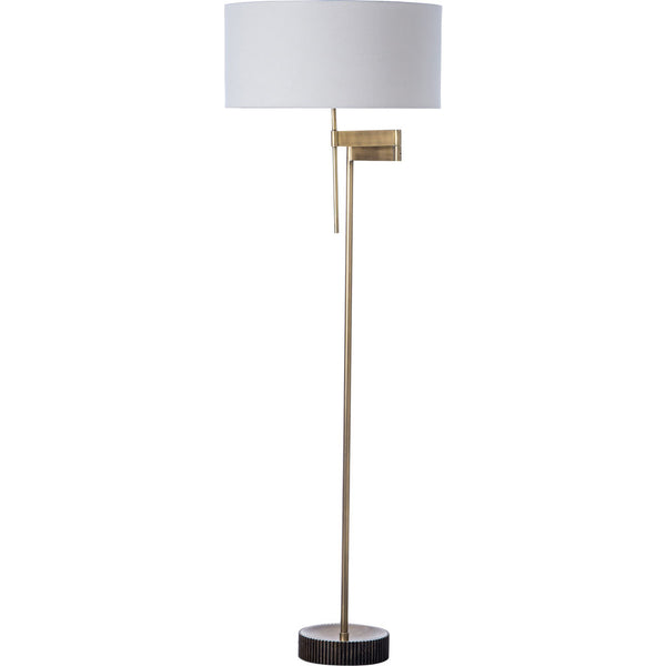 Resource Decor Gear Floor Swing Lamp | Burned Brass