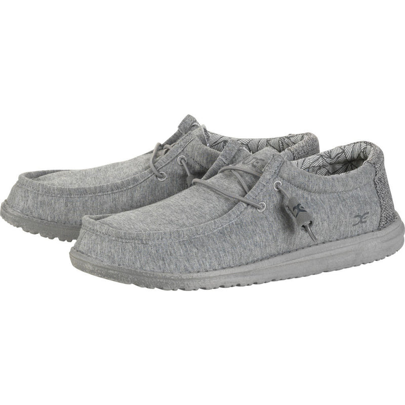 Hey Dude Wally Stretch Fleece Shoes | Grey