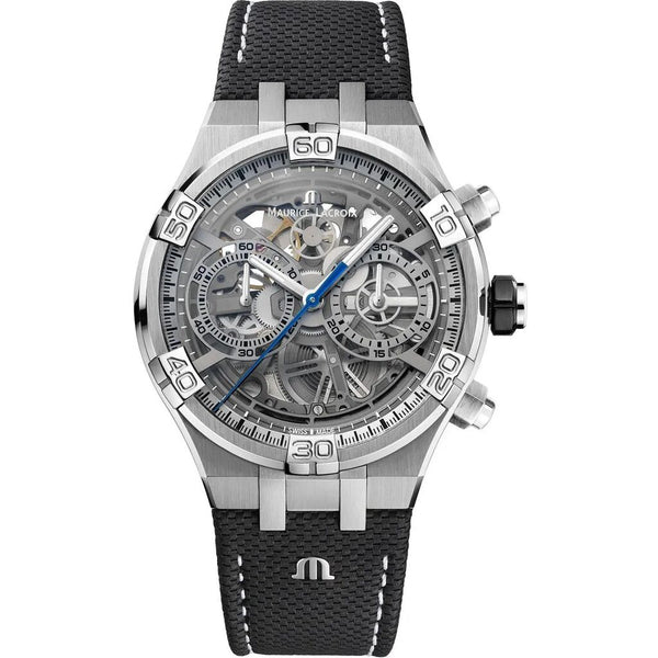 Maurice Lacroix AIKON Automatic Chronograph Skeleton 44mm | Stainless Steel Case