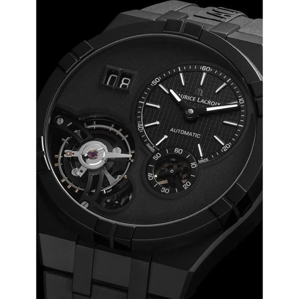 Maurice Lacroix AIKON Manufacture Master Grand Date 45mm | Black DLC Case