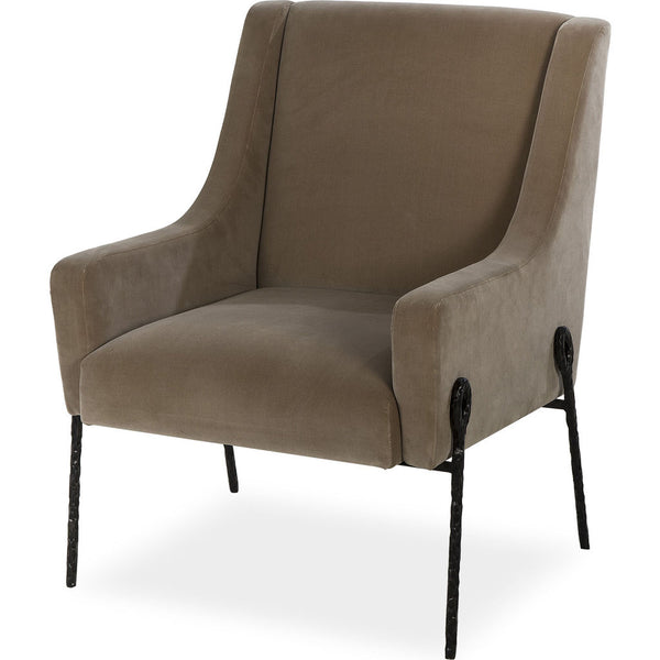 Resource Decor Bailey Occasional Chair | Taupe/Black