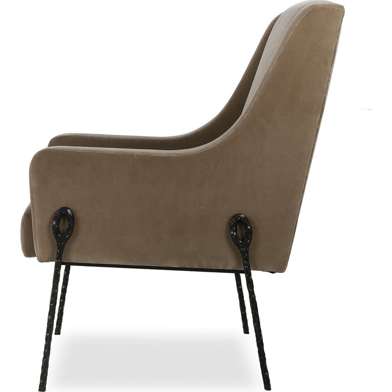 Resource Decor Bailey Occasional Chair | Taupe/Black